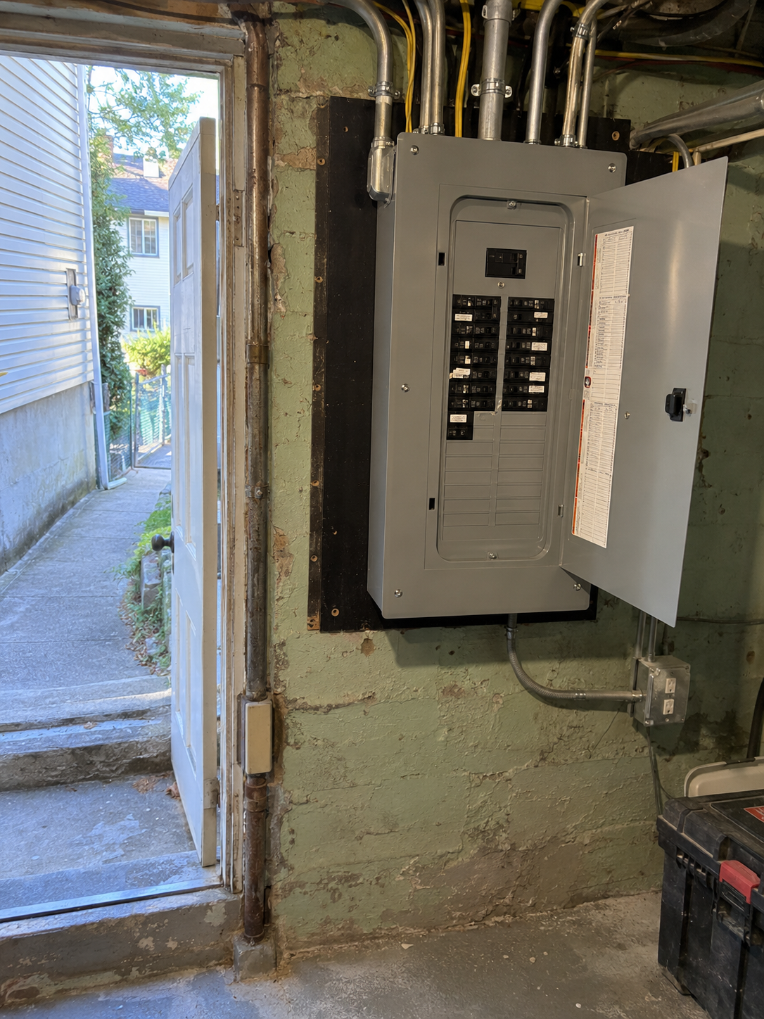 Electrical panel upgrade in a detached home in Flushing, Queens